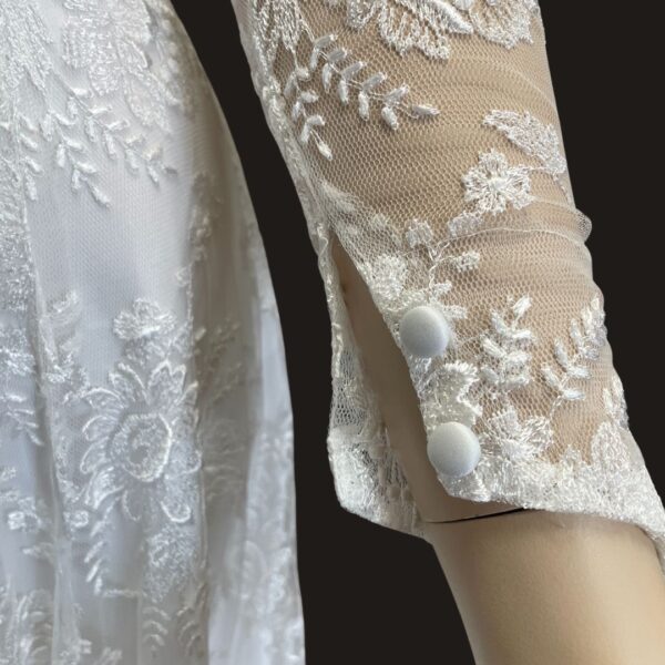 Vintage Lace Wedding Dress Arm Details