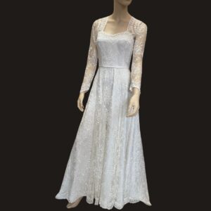 Vintage Lace Wedding Dress Front